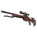 SSG 08 | Red Stone (Minimal Wear)