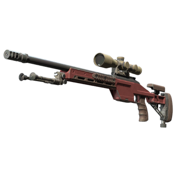 SSG 08 | Red Stone (Well-Worn)