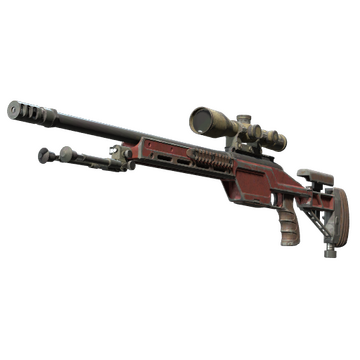 SSG 08 | Red Stone (Battle-Scarred)