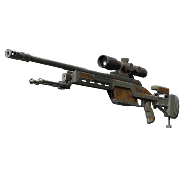 SSG 08 | Orange Filigree (Battle-Scarred)