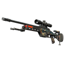 StatTrak™ SSG 08 | Dragonfire (Battle-Scarred)