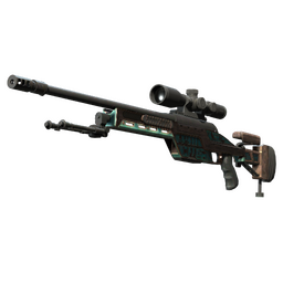 SSG 08 | Azure Glyph (Well-Worn)