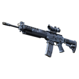 SG 553 | Night Camo (Well-Worn)