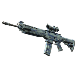 StatTrak™ SG 553 | Wave Spray (Well-Worn)