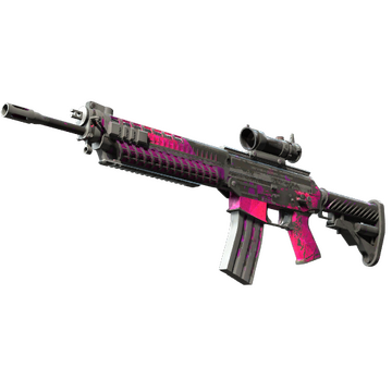 StatTrak™ SG 553 | Pulse (Battle-Scarred)