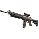 StatTrak™ SG 553 | Cyberforce (Battle-Scarred)