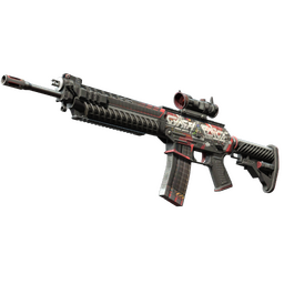 StatTrak™ SG 553 | Cyberforce (Well-Worn)