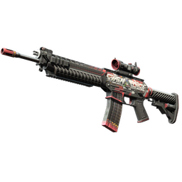 StatTrak™ SG 553 | Cyberforce (Minimal Wear)