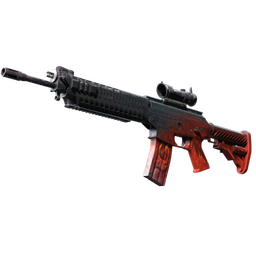 StatTrak™ SG 553 | Darkwing (Well-Worn)
