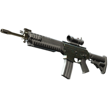 SG 553 | Army Sheen (Minimal Wear)