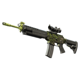 SG 553 | Lush Ruins (Well-Worn)