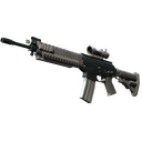 Souvenir SG 553 | Damascus Steel (Battle-Scarred)