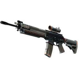 StatTrak™ SG 553 | Phantom (Battle-Scarred)