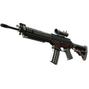 StatTrak™ SG 553 | Heavy Metal (Battle-Scarred)