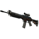 StatTrak™ SG 553 | Heavy Metal (Well-Worn)