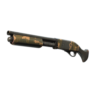 StatTrak™ Sawed-Off | Black Sand (Battle-Scarred)