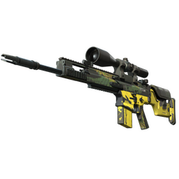 StatTrak™ SCAR-20 | Jungle Slipstream (Well-Worn)