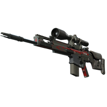 SCAR-20 | Crimson Web (Battle-Scarred)