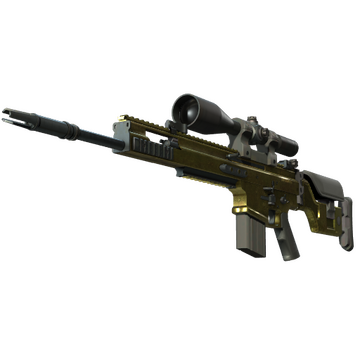 SCAR-20 | Brass (Well-Worn)