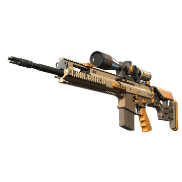 SCAR-20 | Short Ochre (Well-Worn)