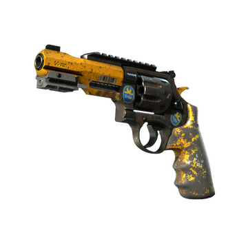 StatTrak™ R8 Revolver | Banana Cannon (Battle-Scarred)