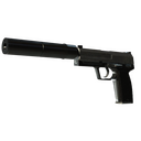 StatTrak™ USP-S | Stainless (Battle-Scarred)