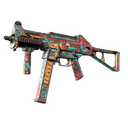 UMP-45 | K.O. Factory (Battle-Scarred)