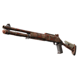 StatTrak™ XM1014 | Red Python (Minimal Wear)