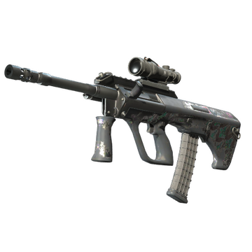 AUG | Midnight Lily (Battle-Scarred)