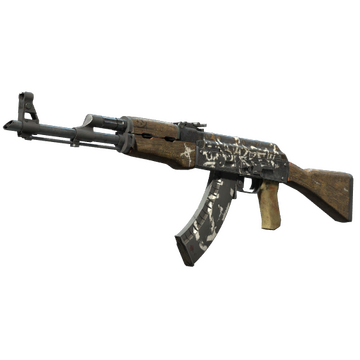 StatTrak™ AK-47 | Wasteland Rebel (Battle-Scarred)