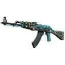 StatTrak™ AK-47 | Frontside Misty (Battle-Scarred)