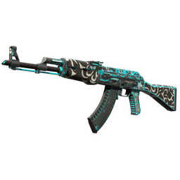 StatTrak™ AK-47 | Frontside Misty (Battle-Scarred)