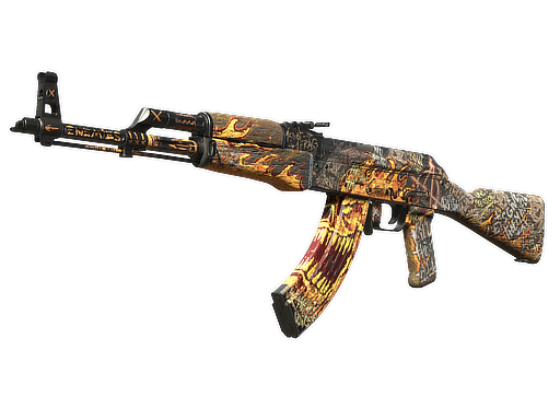 StatTrak™ AK-47 | Searing Rage (Kevéssé használt)