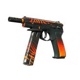 StatTrak™ CZ75-Auto | Tigris (Battle-Scarred)
