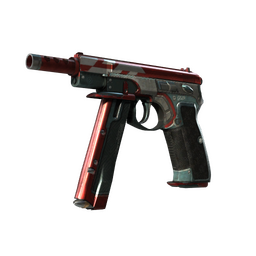 CZ75-Auto | Red Astor (Well-Worn)