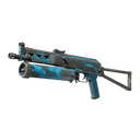 StatTrak™ PP-Bizon | Blue Streak (Battle-Scarred)