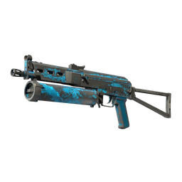 StatTrak™ PP-Bizon | Blue Streak (Battle-Scarred)