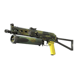 StatTrak™ PP-Bizon | Jungle Slipstream (Well-Worn)