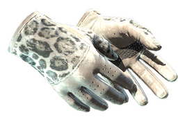 ★ Driver Gloves | Snow Leopard (Well-Worn)