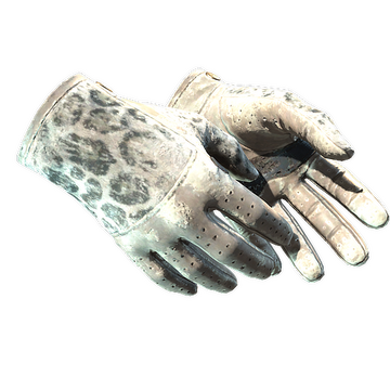 ★ Driver Gloves | Snow Leopard (Battle-Scarred)