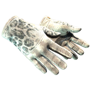 ★ Driver Gloves | Snow Leopard (Battle-Scarred)