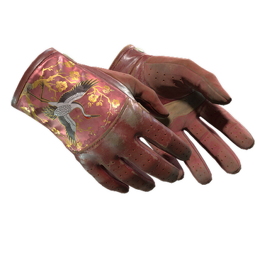 ★ Driver Gloves | Brocade Crane (Battle-Scarred)