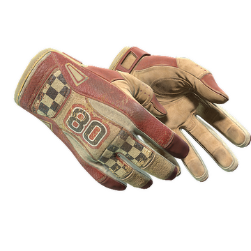 ★ Sport Gloves | Red Racer (Battle-Scarred)