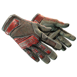 ★ Specialist Gloves | Crimson Web (Battle-Scarred)