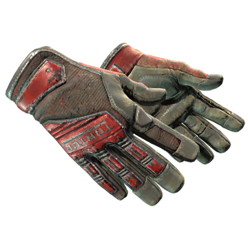★ Specialist Gloves | Crimson Web (Battle-Scarred)