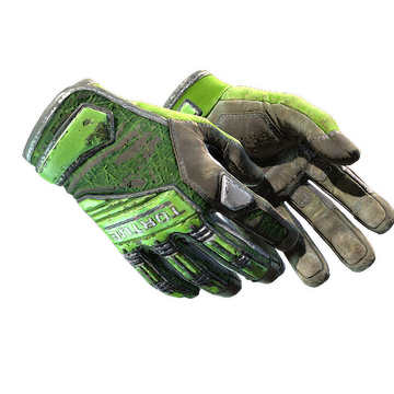 ★ Specialist Gloves | Emerald Web (Battle-Scarred)