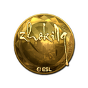 Sticker | zhokiNg (Gold) | Katowice 2019