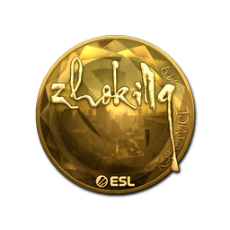 Sticker | zhokiNg (Gold) | Katowice 2019