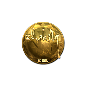 Sticker | zhokiNg (Gold) | Katowice 2019