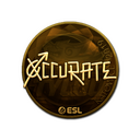 Sticker | xccurate (Gold) | Katowice 2019